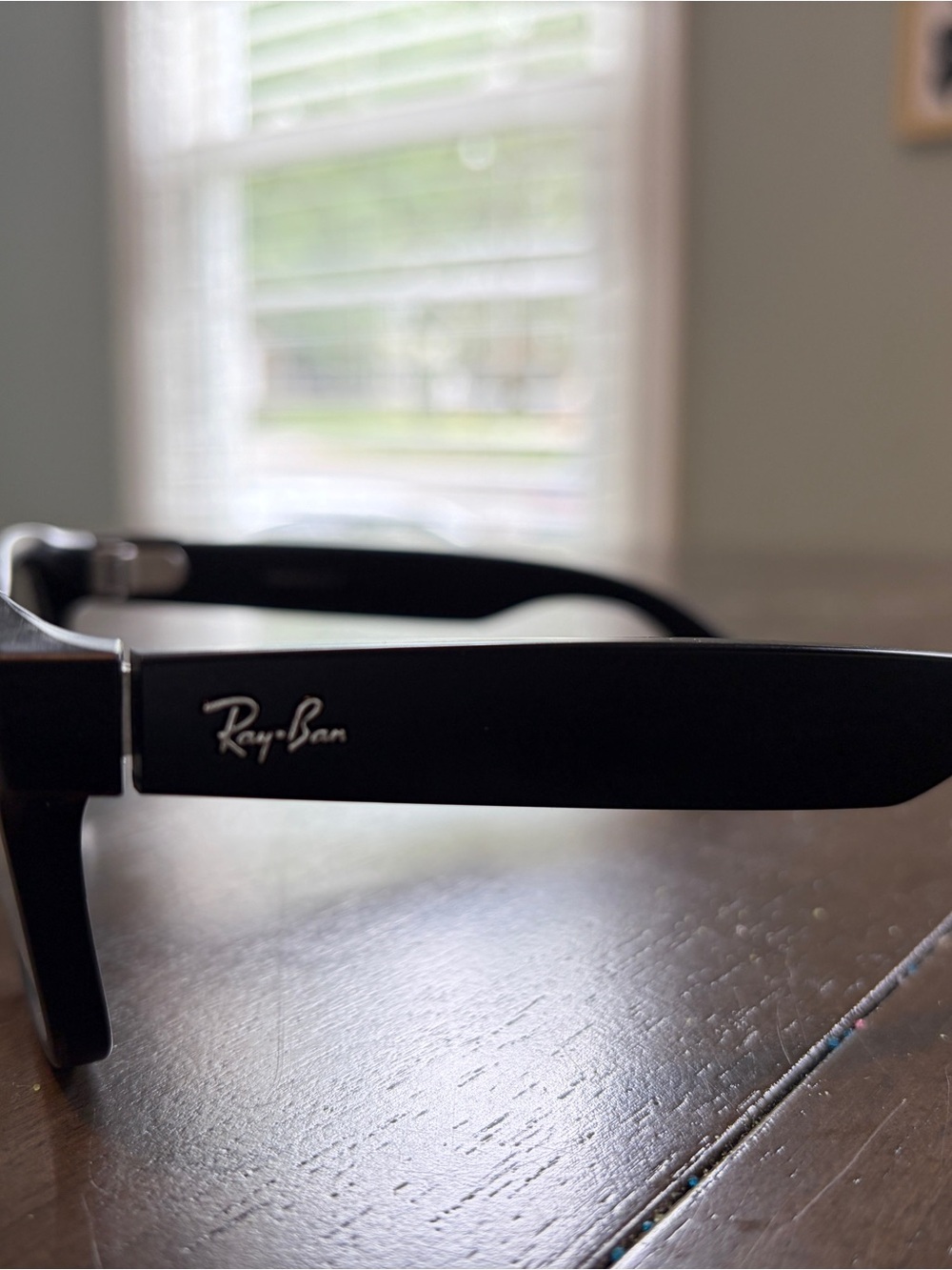 Ray-Ban Meta Matte Black Wayfarer Glasses with Transition lenses. - Picture 5 of 5